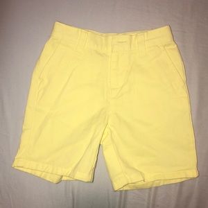 Yellow Twill Shorts (Janie and Jack) 18-24m